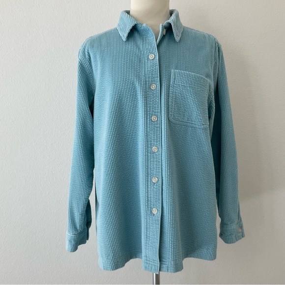 L.L. Bean Vintage Wide Wale Corduroy Shirt M - Picture 1 of 12
